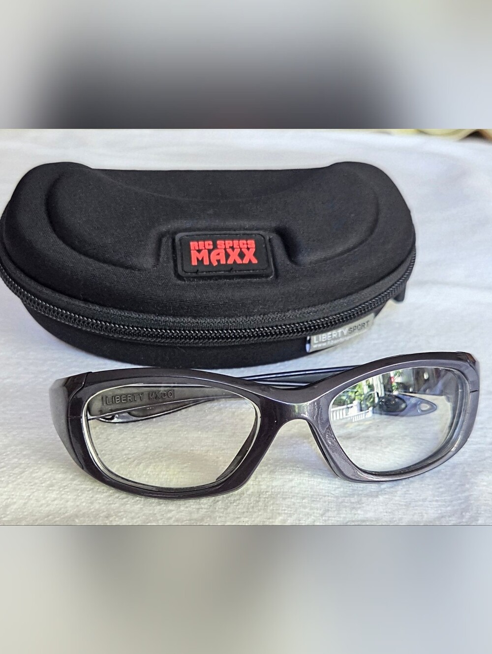 Rec Specs Maxx Liberty MX30 Sport Rx Eyeglasses Frames 53017-130 Black